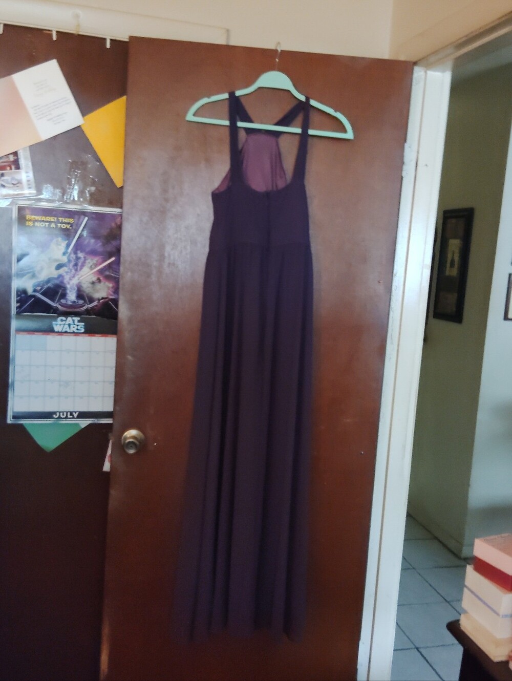 LULUS Air Of Romance Dusty Purple Maxi Dress - Size Medium - Picture 9 of 13